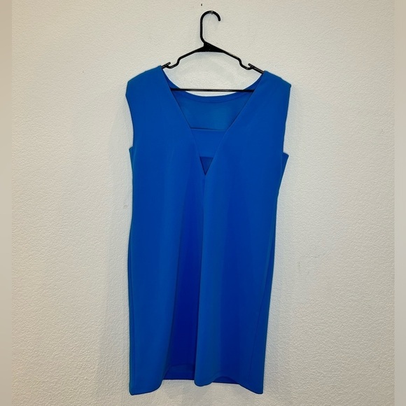 Donna Karan Blue Mini Dress - Picture 3 of 6